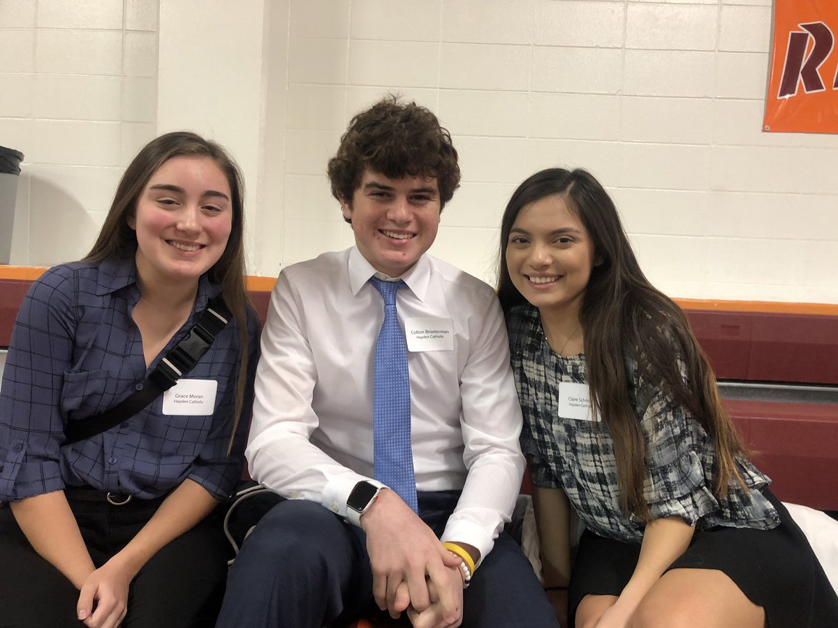 HaydenFBLA's tweet photo. Special shoutout to our three officers who served as voting delegates at District FBLA today! #leadership https://t.co/zCUtx21urz