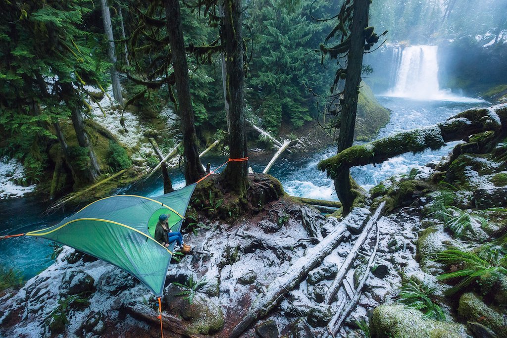 TentsElevated's tweet photo. There is still time to enjoy the amazing winter views in your own Stingray Tree Tent! We have plenty in stock. #treetent #TentsElevated #seephigher #stingray #camping #sleepelevated #getINTENTS #INTENTSnation #stars #lifeisgood #getoutside #explore #adventure #forest #family #fun https://t.co/vkl4TRPXGR