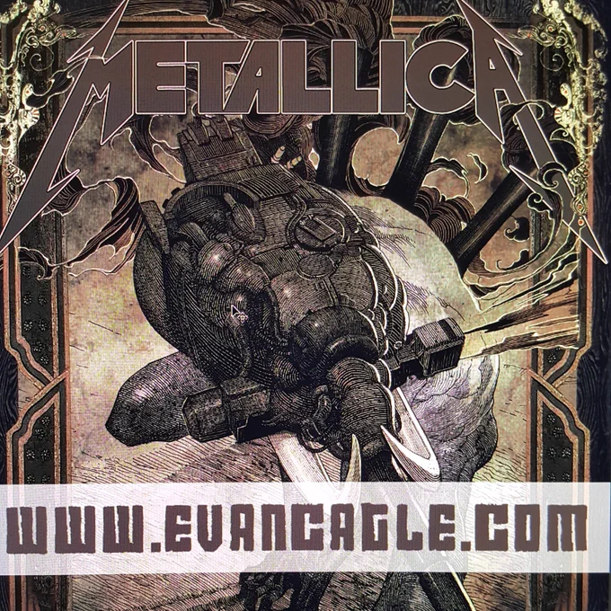 My Metallica Tulsa print sold out more or less instantly on @Nakatomi_INC , so this is officially the last of the artist proofs, and your lat chance to own this print. Go to https://t.co/p6SWKpNPy5 Oh, and I'll sign it. 