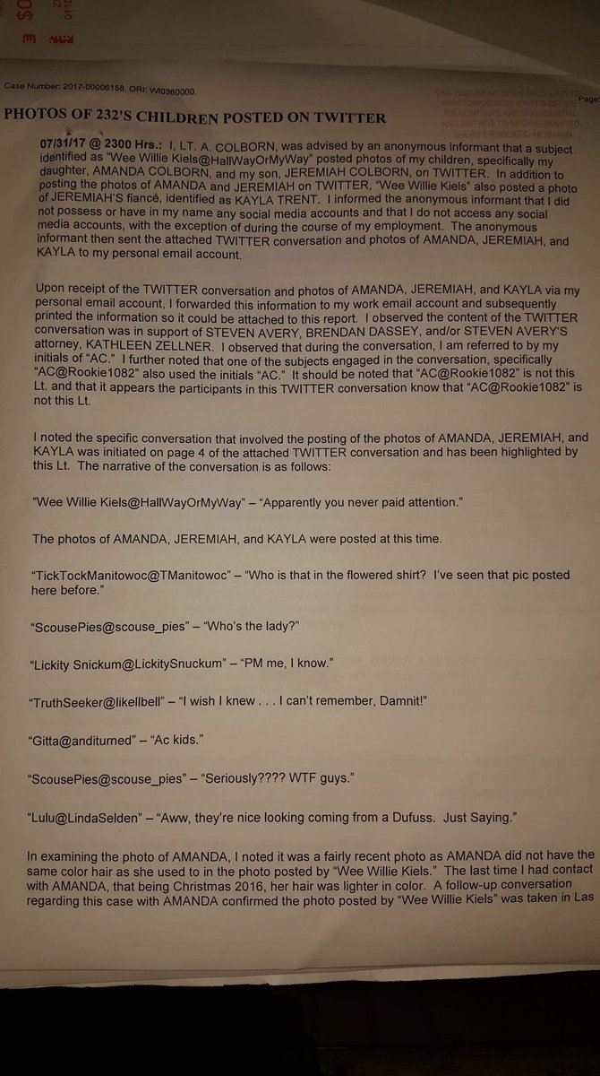 ZellnerCrimeLaw's tweet photo. @ZellnerLaw @Newsweek @MakingAMurderer #AndyColborn #SgtColborn Dec 2015 already relocated to Las Vegas Colborn directly lies in a police report again @JButing @TManitowoc @BerlySays1 @novias_info @Rookie1082 @51kikey @SadiesAngel208 @LaurasBlue @obibluraven @PaulaGrabow @EricEatsBananas @lilkellbell @cadaverdogbrutu https://t.co/2NyWWnipUn