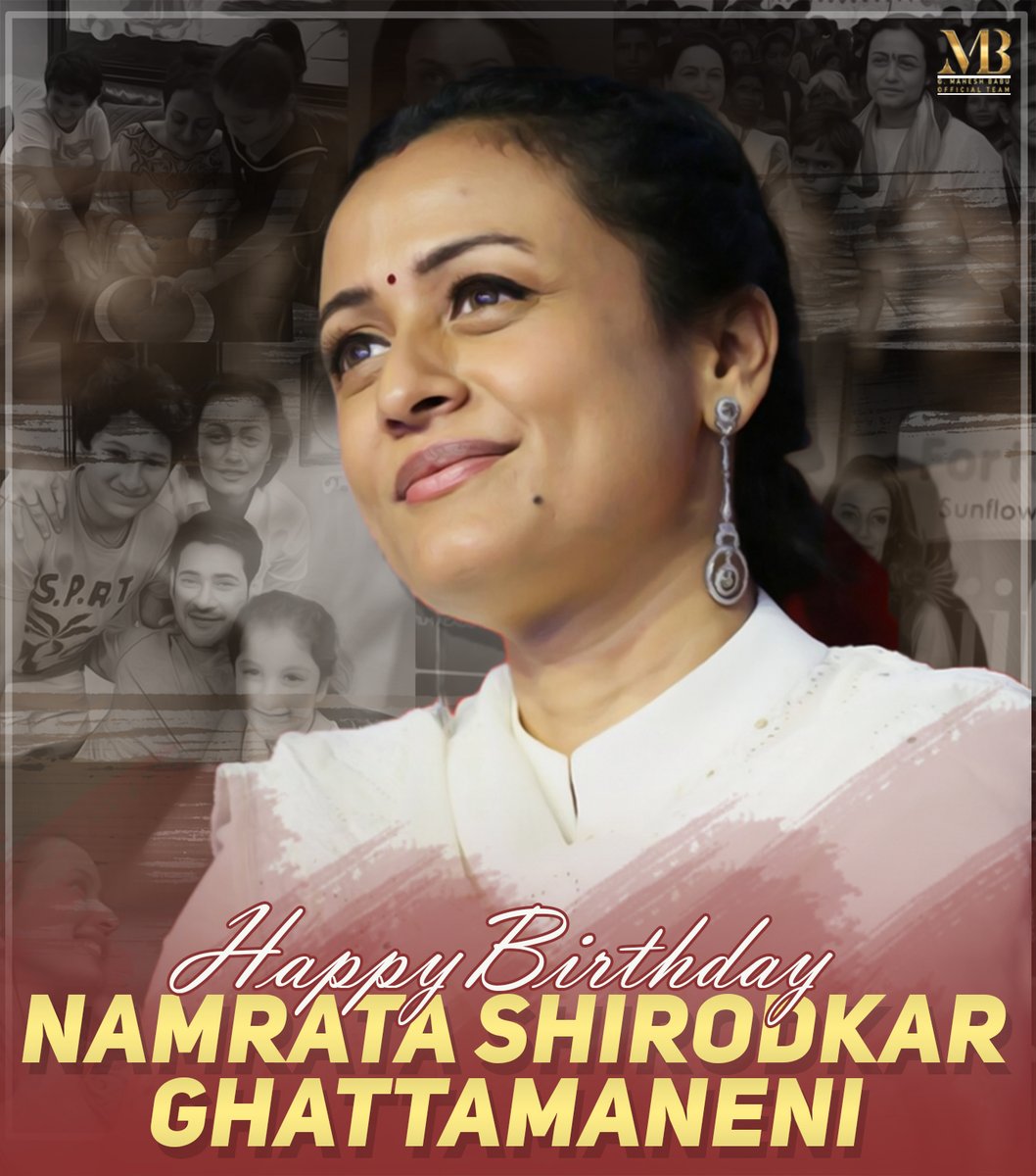 Beautiful Namrata Shirodkar Ghattamaneni garu a very Happy Birthday :) 