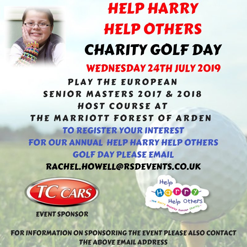 harry's mom #HHHO (@harry_moseley) on Twitter photo We're pleased to announce that our annual golf day will be once again taking place at The Marriott Forest of Arden course on Wed 24th July, For more information please contact Rachel.howell@RSDEvents.co.uk from <a href="/rsd_events/">Rsd Events</a> with huge thanks to our event sponsors @tccarsltd We're pleased to announce that our annual golf day will be once again taking place at The Marriott Forest of Arden course on Wed 24th July, For more information please contact Rachel.howell@RSDEvents.co.uk from <a href="/rsd_events/">Rsd Events</a> with huge thanks to our event sponsors @tccarsltd