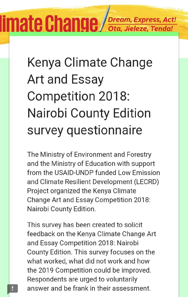 Essay Writing Format For High School Students Kenya Climate Change Art And Essay Competition Ccartcompe Essay Science And Religion also Term Paper Essay Kenya Climate Change Art And Essay Competition Ccartcompe Twitter Critical Essay Thesis Statement