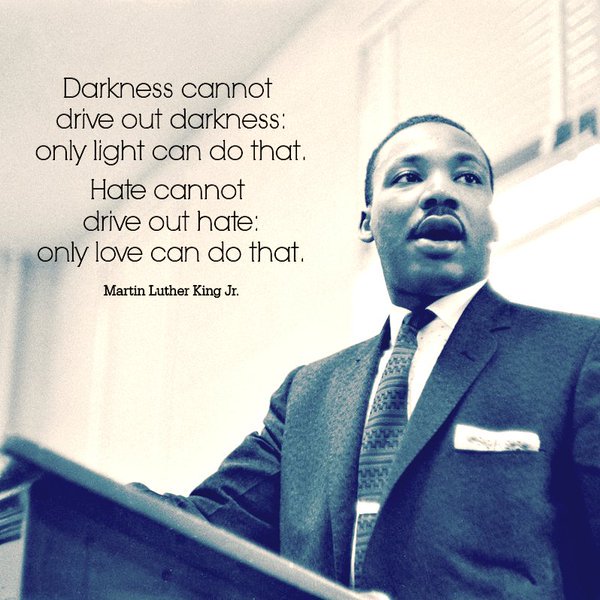 Perseverance for positive change. Love over hate. Infinite hope. These are a few of my favorite things too. #shareddreams #MLKDay