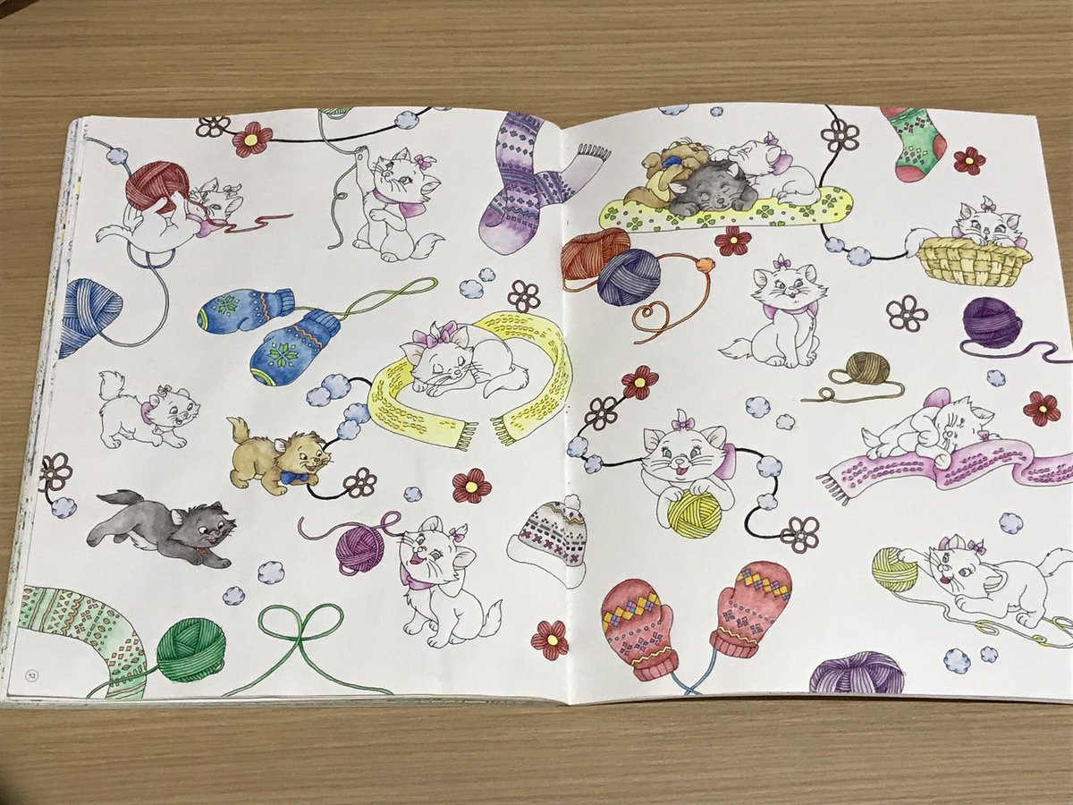 四季を彩るディズニー塗り絵