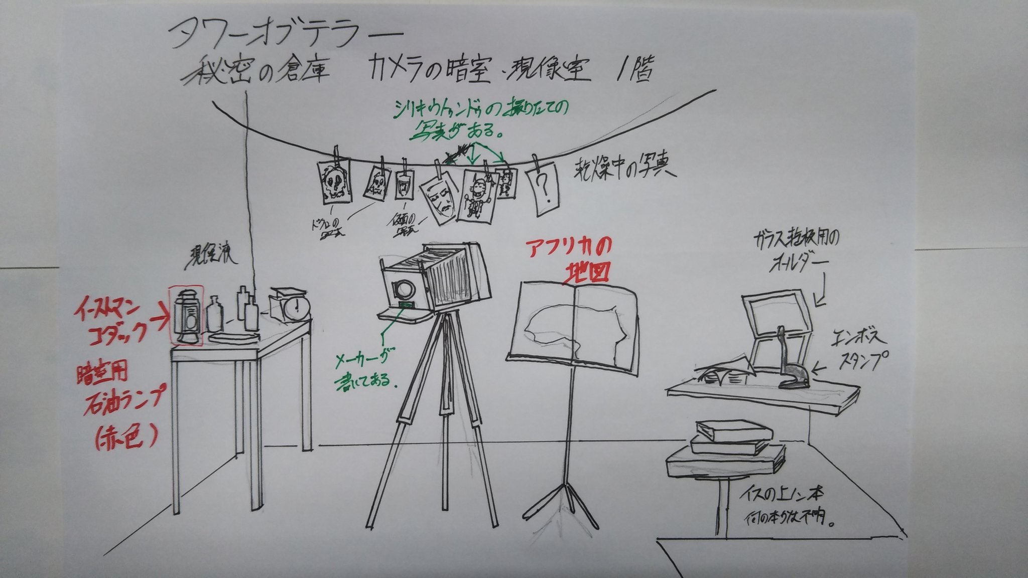 ペガサス pgs タワーオブテラーの秘密の倉庫1階で凄いなと思うのが カメラの現像と暗室 当時の撮影方法が見れる事でしょう それを細かく再現したイマジニアの努力が見えますね ハイタワーさんは撮影が上手だったのだろう 写真はngなので ペガサス pgs タワーオブテラーの秘密の倉庫1階で凄いなと思うのが カメラの現像と暗室 当時の撮影方法が見れる事でしょう それを細かく再現したイマジニアの努力が見えますね ハイタワーさんは撮影が上手だったのだろう 写真はngなので