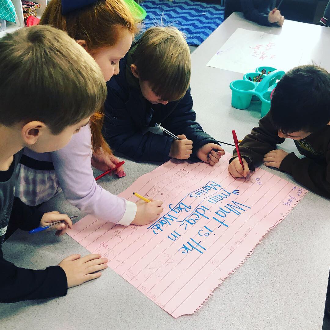 Lindsey_Murdock's tweet photo. Tabletop Texting about Martin’s Big Dream today! The conversations and responses are so respectful and thoughtful among my first graders! #tabletoptexting #DrMartinLutherKingJr #discoveryeducationSOS #iteachfirst #mainidea @MidlandElem @dacia92 @DiscoveryEd @bani_meharg https://t.co/lragxdEaFz