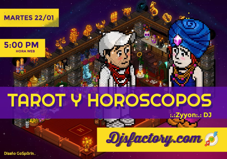 Djsfactory's tweet image. ⭐️🔮⭐️ T A R O T ⭐️🔮⭐️ &amp;amp;

♈️♉️♊️♋️♌️♍️ H O R Ó S C O P O S ♎️♏️♐️♑️♒️♓️

📅 Mañana martes 22/01/2019 

⏰A las 05:00 PM 

 📻Hora Web 

🎵Dj :.:Zyyon:.:

📻Por Djsfactory.com