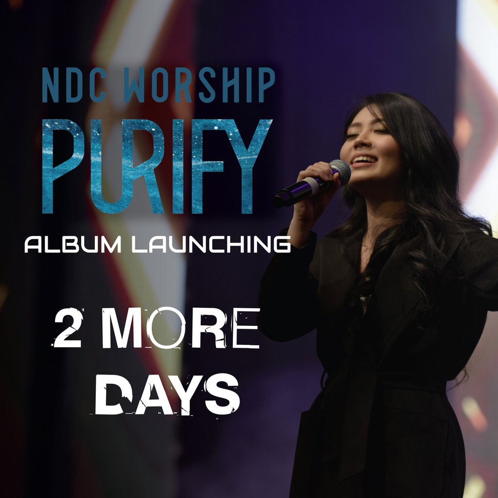 NDC Worship PURIFY Album Launching!
.
Tiket dapat dibeli di counter ibadah NDC dan
Tiket online ndcministry.org
. 
#ndcworship #purify #ndcworshippurify