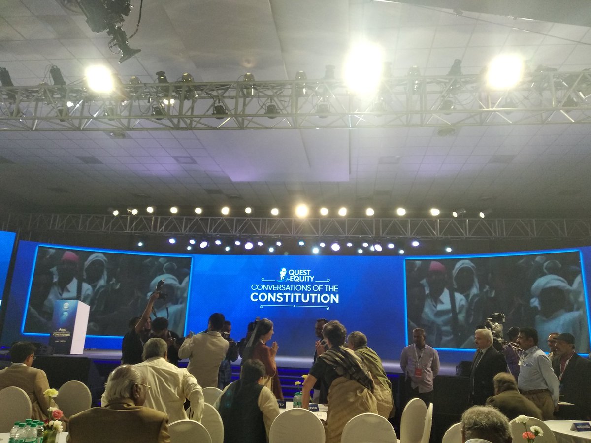 KavithaReddyKR's tweet photo. At the #QuestForEquity event Conversation of the Constitution! #CoC2019

Looking forward for a Power packed and Knowledge packed sessions!

Thank you @PriyankKharge #GoK @SBFIndia  @ndtv for initiating this much needed conversations! Can't miss this for anything at all! https://t.co/SPl22z7AlU