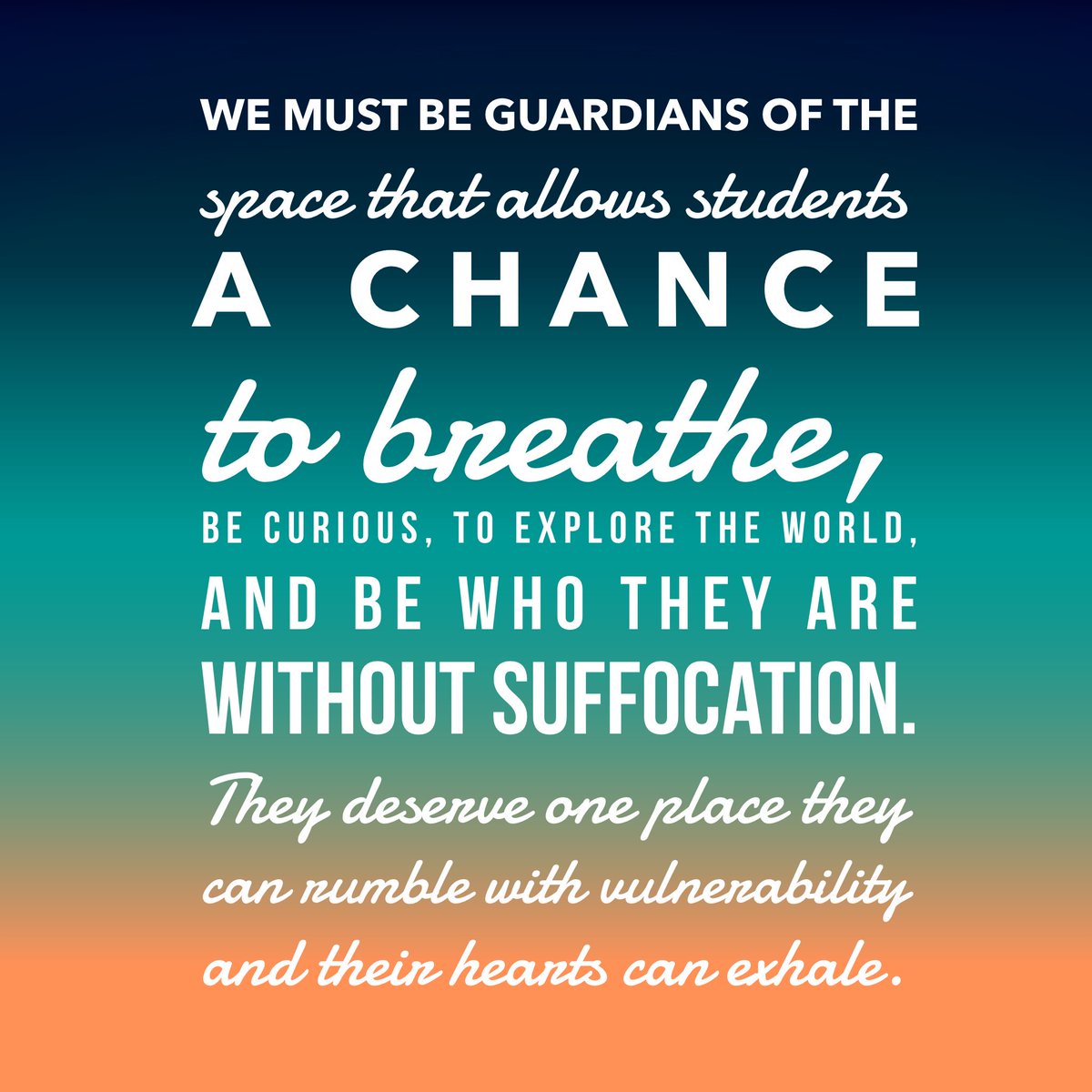 Jenn_Calderon_'s tweet photo. How do we as Leaders allow our Ts to cultivate this kind of environment? Ts are you creating a space for Ss to do this? #RattlersRISE #IMPACTtheFutureHUSD #JoyfulLeaders #LeadLAP #TLAP #husdchat @BreneBrown #daretolead https://t.co/IugWDG8Onv