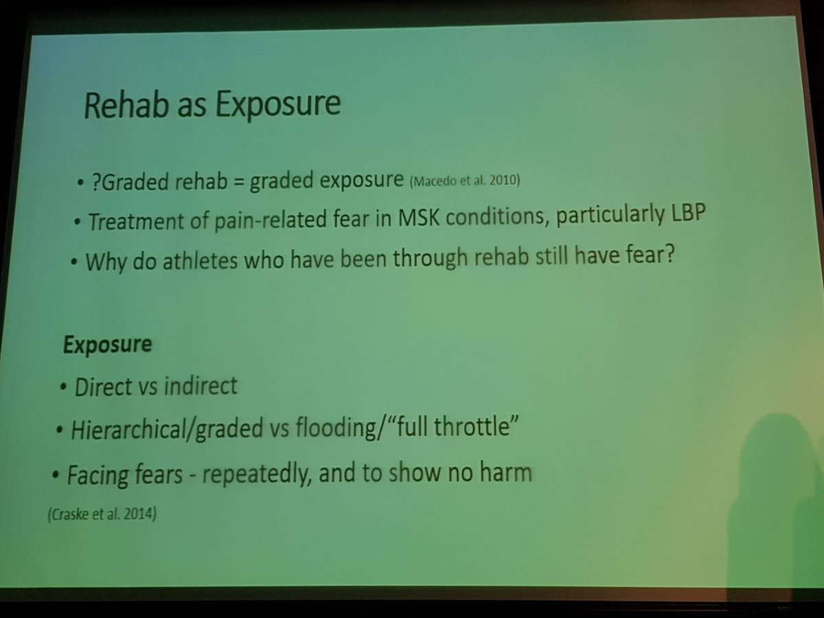 RodWhiteley's tweet photo. We (physios) are not psychologists, but we do need to remember that every interaction with patients has a psychological component
This doesn't mean forget about the biology, but does tie in well with graded exposure to loading, ie progressive training https://t.co/Lbji5cb7ug