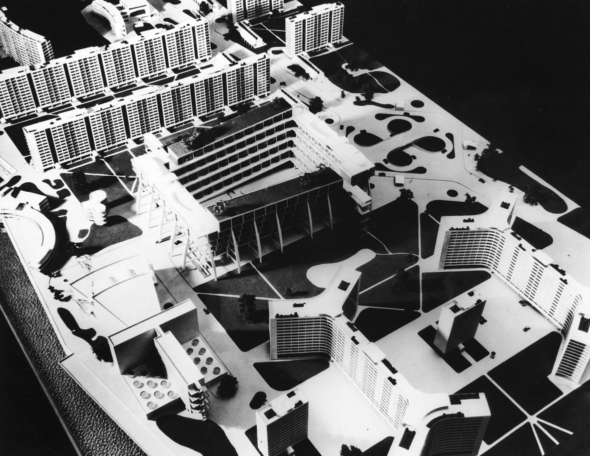 MFernandaJaua's tweet photo. Marcel Breuer y F. R. S. Yorke, Civic Center of the Future, British Cement Industries 1936. Many of Breuer's earlier projects were incorporated in this model, and some later designs first appeared here in sketch form https://t.co/bqlcbl5sJ9 #DimartsUrbans #UnbuiltTuesday #Unbuilt https://t.co/QPqkR314ne