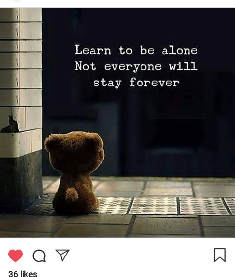 NzAqib's tweet photo. Learn to be alone, not everyone will stay forever. Hava a nice day.
#quote #follow #RemoveFawadCh #TuesdayThoughts #TuesdayMotivation #TwoDoorsDown #BlueMonday https://t.co/6SmerVmhwh