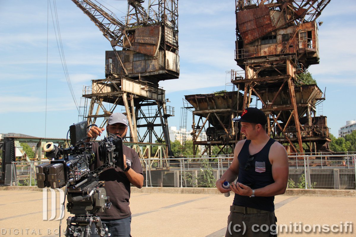 Setting up outside the @BatterseaPwrStn for @cognitionscifi • #scifi  #drama #suspense • #shortfilm #independentfilm #scififantasy #scififilm  #scififan #scifimovie #ukfilm #ukfilms #filmproductionuk #filmmaking  #digitalfilmmaking #comingsoon #coming2019