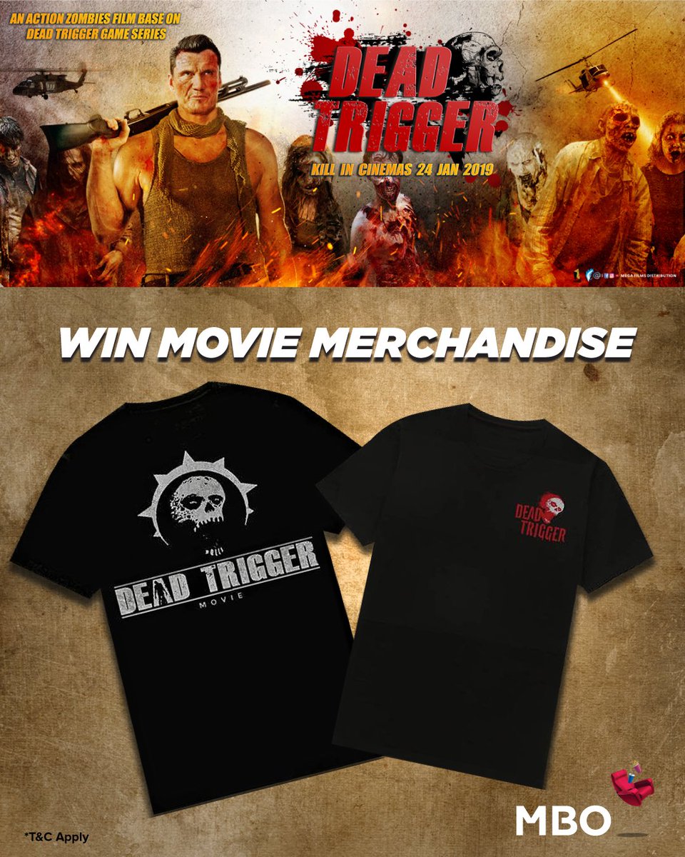 mbocinemas's tweet image. Follow us, retweet this and answer the question "Name the director and one of the main casts in Dead Trigger" in the reply section - Contest opens to Malaysian resident only and ends at 11.59pm on 7th February 2019.

#mbocinemas #DeadTrigger