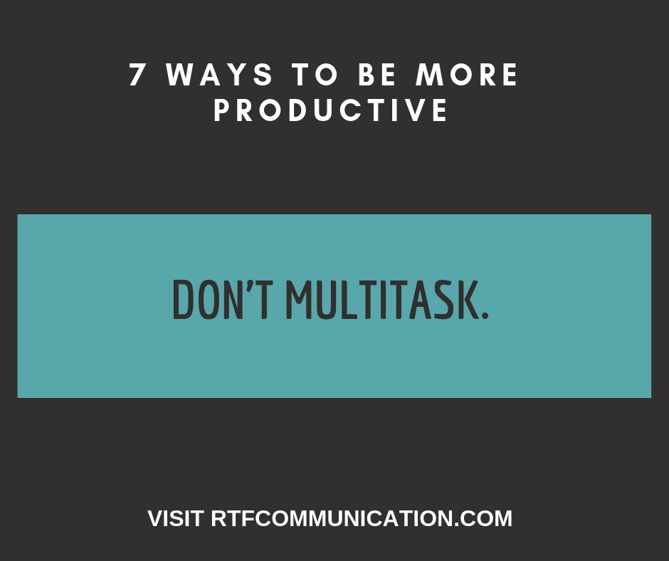 RtfCommunicat's tweet photo. 7 ways to be more productive according to an article from https://t.co/fuekG0cueb .
https://t.co/U0NLPuD7zf …
#SuccessTRAIN #successquotes #quoteoftheday #quotestoliveby https://t.co/K6jTflv89P