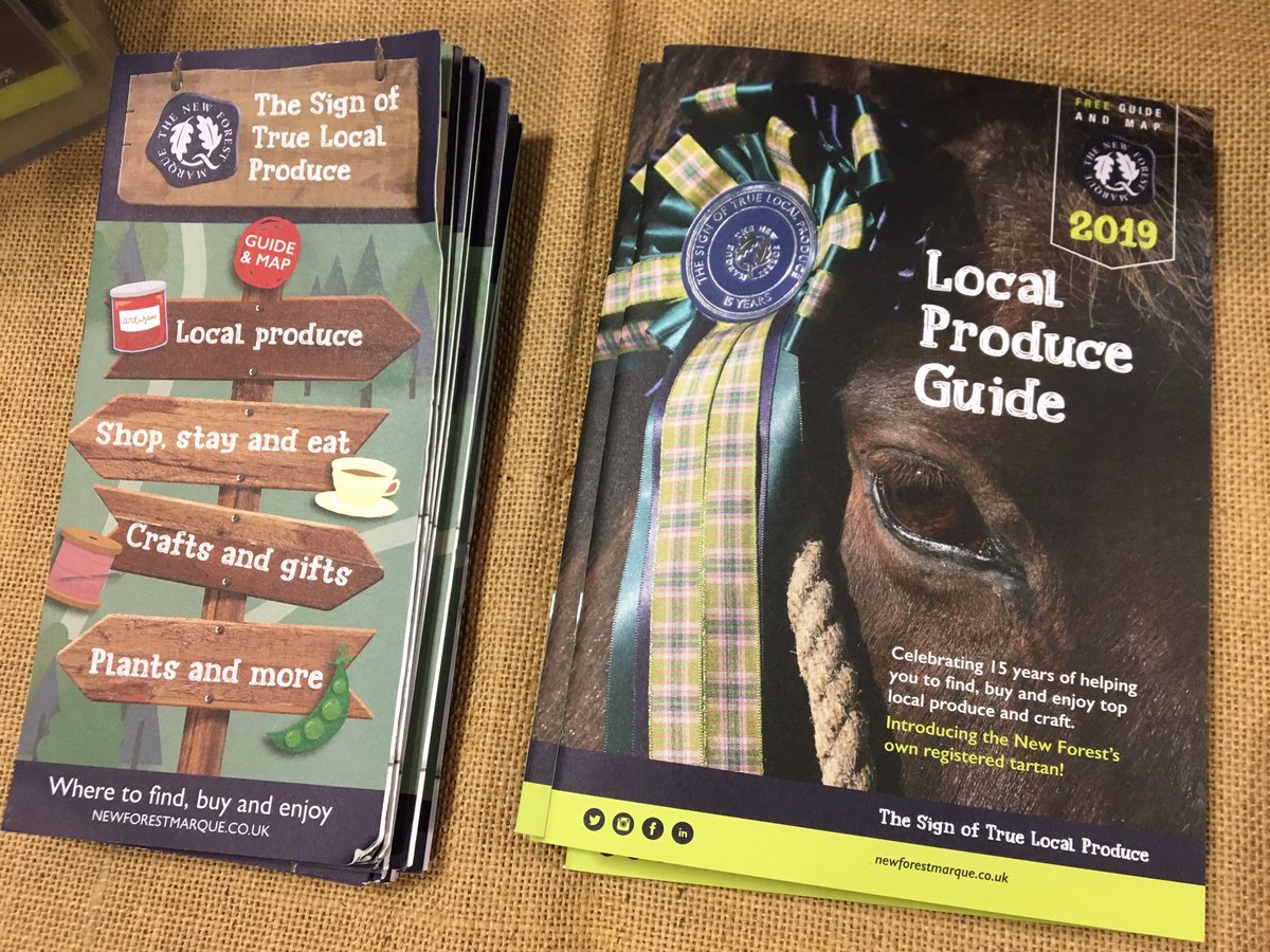 NewForestMarque's tweet photo. Be the first to get your hands on our 2019 directory!
Head today to the #LPTS2019 at #southampton to visit our stand and get your #localproduce guide https://t.co/4G4lGlhPmq