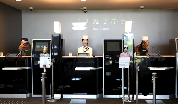 hellolikers's tweet photo. ¿Humanos o #Robots?🤖

La cadena hotelera Henn na se ha visto obligada a contratar seres humanos después de que su plantilla robot no haya sido capaz de estar a la altura.

https://t.co/PTWALrXZs9 #InteligenciaArtificial #HelloLikers https://t.co/wJETrO07BN