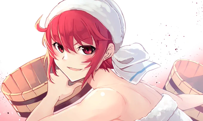 ワンドロ半で湯けむりヒノカ
#FEヒーローズ 