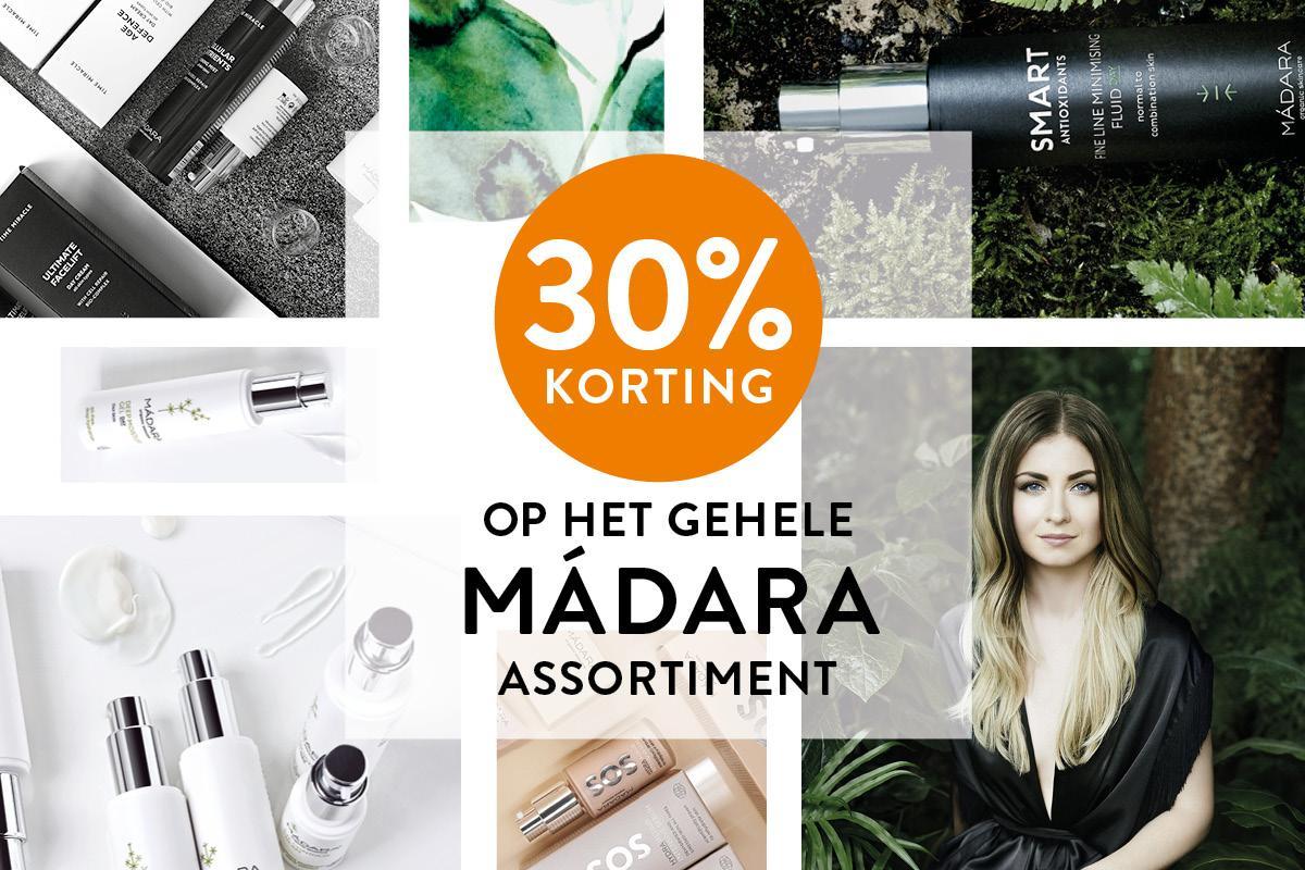 De MÁDARA dagen zijn begonnen! T/m 3 februari ontvang je 30% korting op het gehele assortiment. Bekijk alle MÁDARA producten hier: vitaminstore.nl/madara/