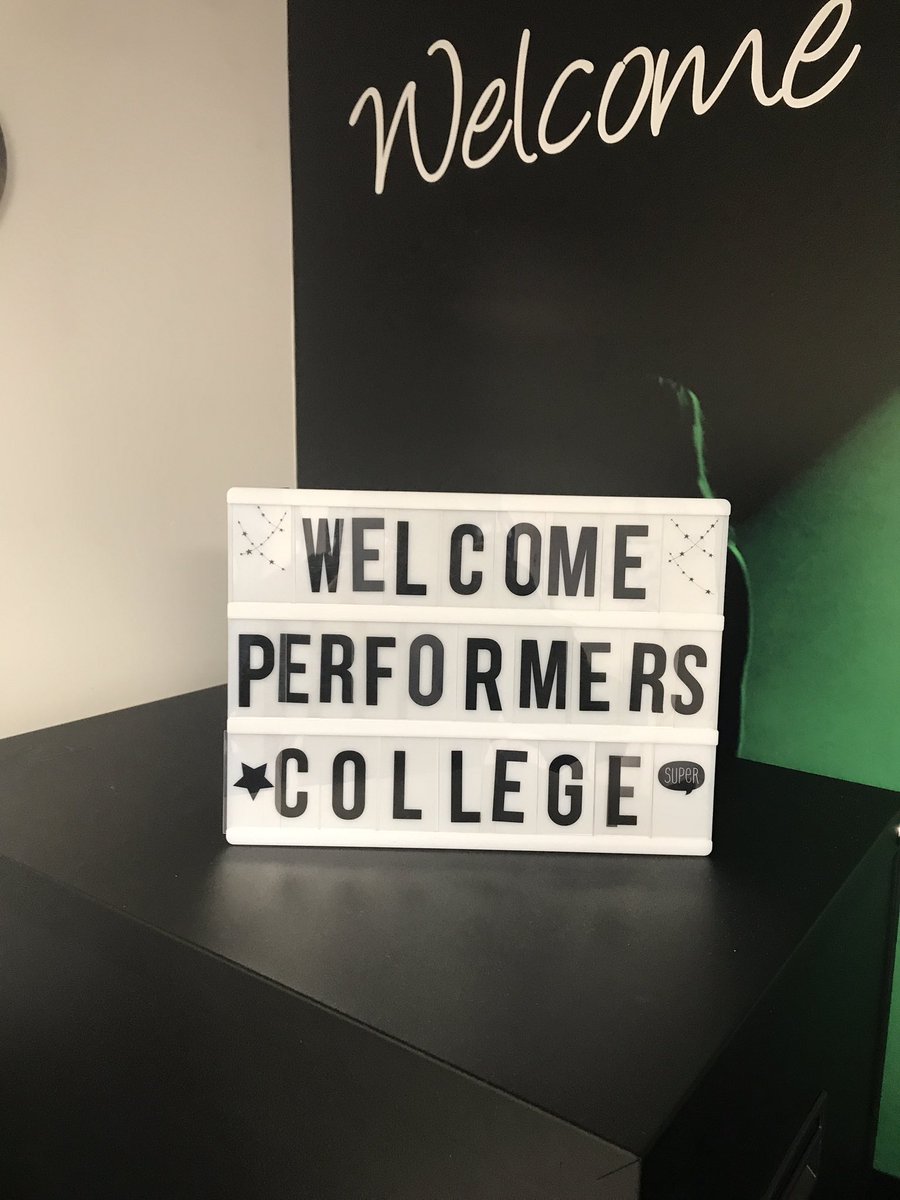 Another exciting morning at Evo as we wait to welcome <a href="/PERFORMERS_COLL/">Performers College</a> to our lucky students!