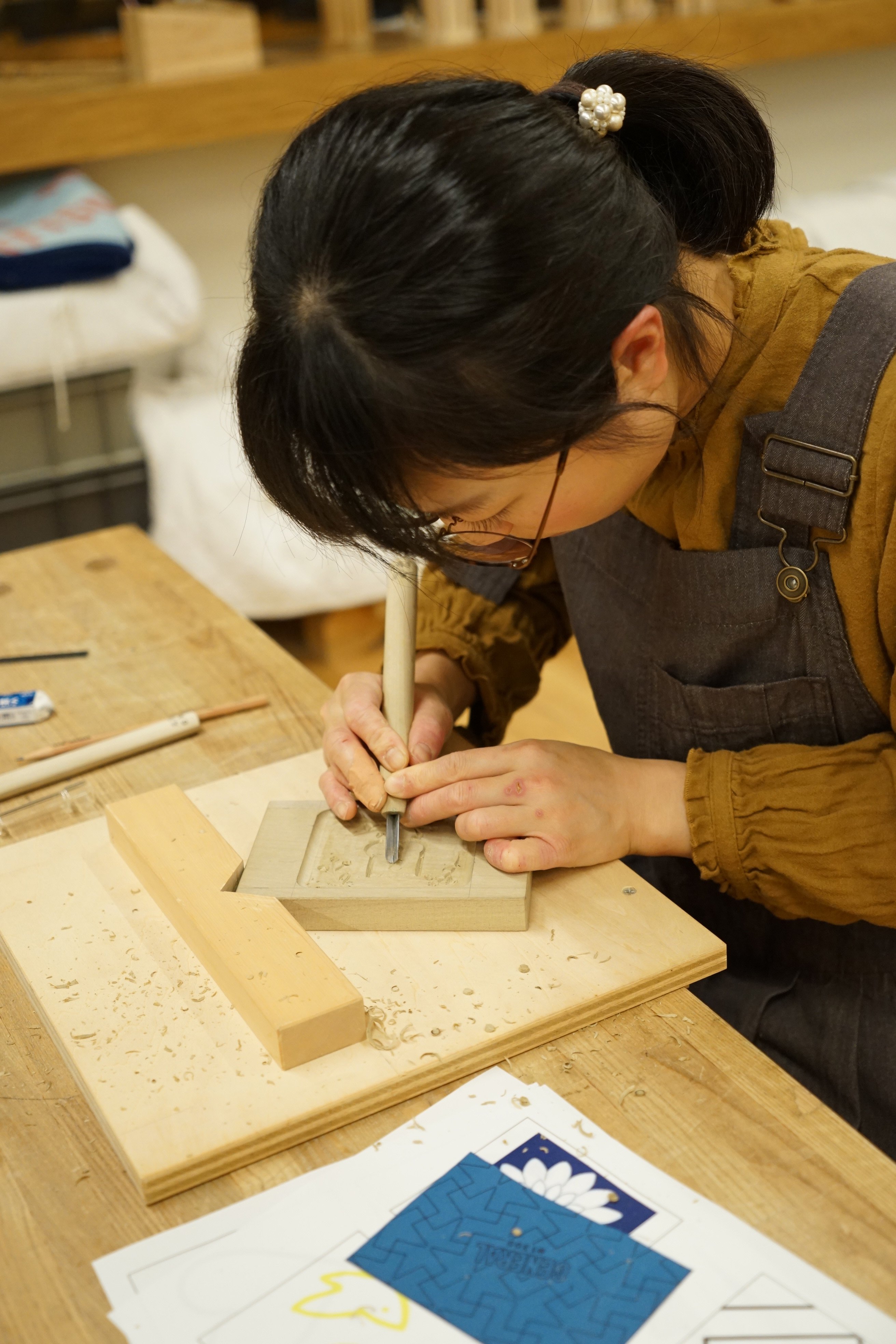 スペキュロス　スペキュローズ型　木型　聖ニコラ　手彫り Saint Nicholas*スペキュロス型/cookie mold/菓子木型作家