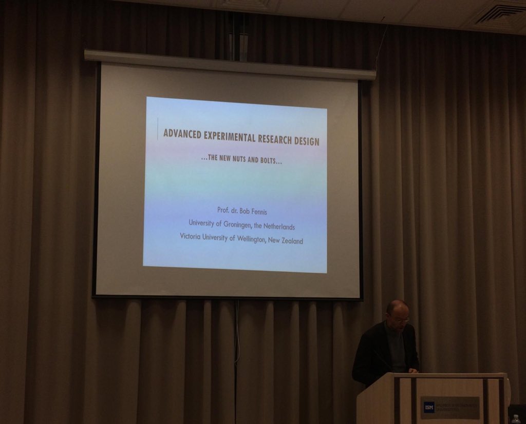 Super interessante cursus gevolgd in Vilnius! Advanced experimental design. En heb de kou mee teruggebracht ;)