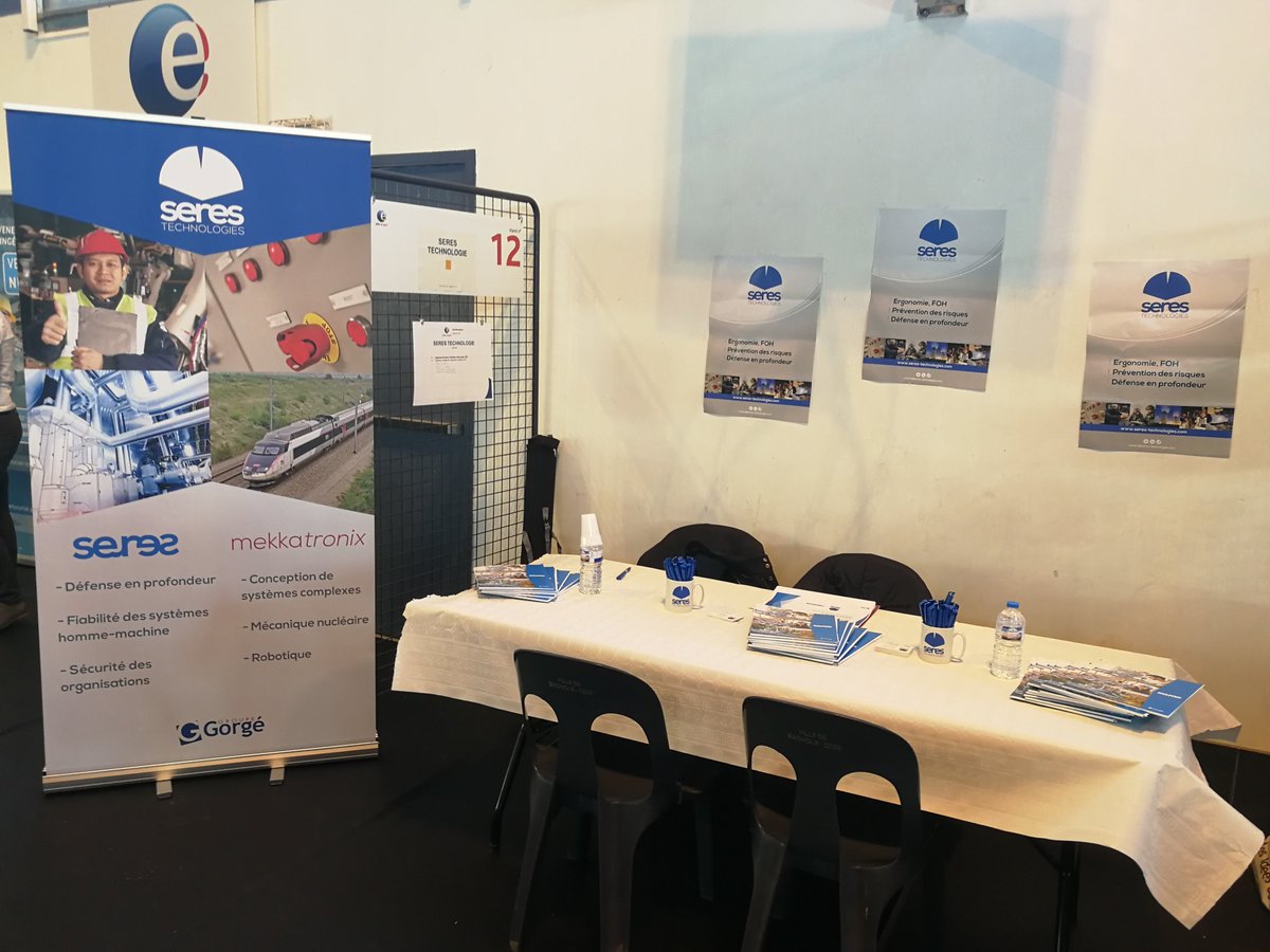 Aujourd'hui venez rencontrer les équipes Seres sur le forum Sud Nucléaire à Bagnols-sur-Cèze ! 
Plusieurs postes à pourvoir actuellement ! 
#seres #groupegorgé #recrutement #ingénieur #sudnucléaire