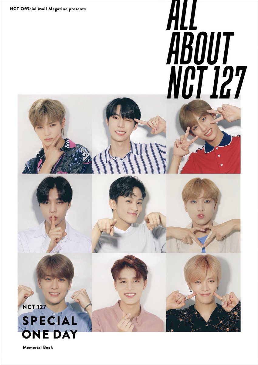 NCT 127 SPECIAL ONE DAY』 メモリアルブック告知第6弾 メンバー