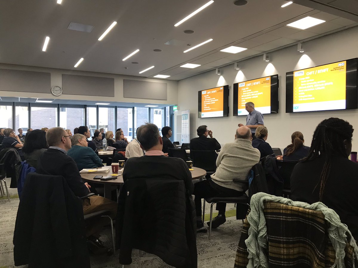 DomLeGros's tweet image. Dr Alistair Morris from Calderdale &amp;amp; Huddersfield NHS Trust sharing go-live experiences at the “Pain and the Gain” event #Unity #unityepr #newepr @SWBHnhs #informaticsnurse