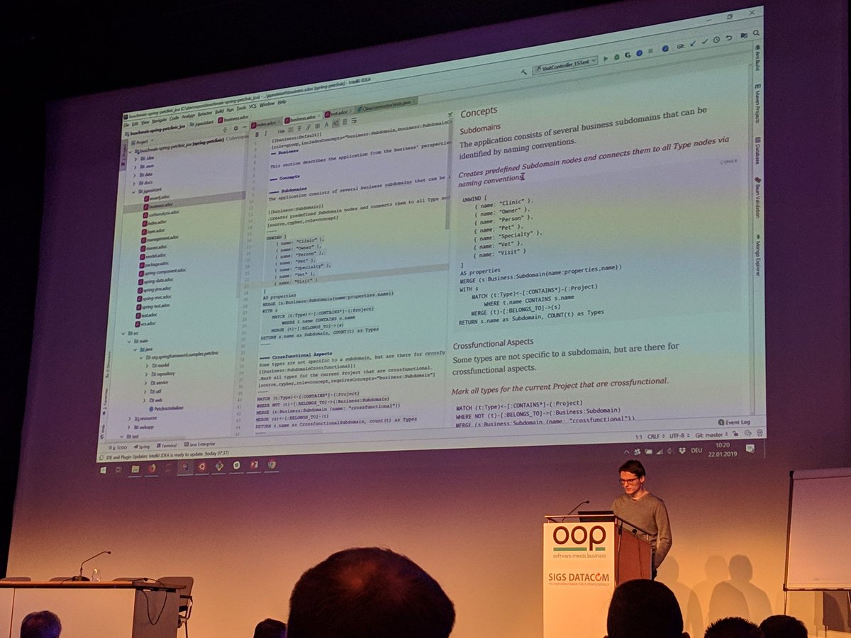 Architecture Documentation as Code w/ #asciidoctor and its IntelliJ plugin in action by @feststelltaste at #oopmuc speakerdeck.com/feststelltaste…