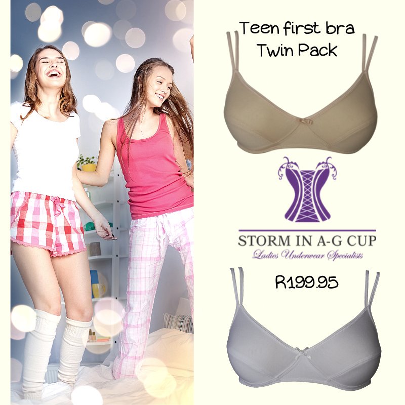 Storm In A-G Cup on X: When the time comes when your daughter is ready for  her first bra, it is a really good idea to get professionally fitted. Many  women wear