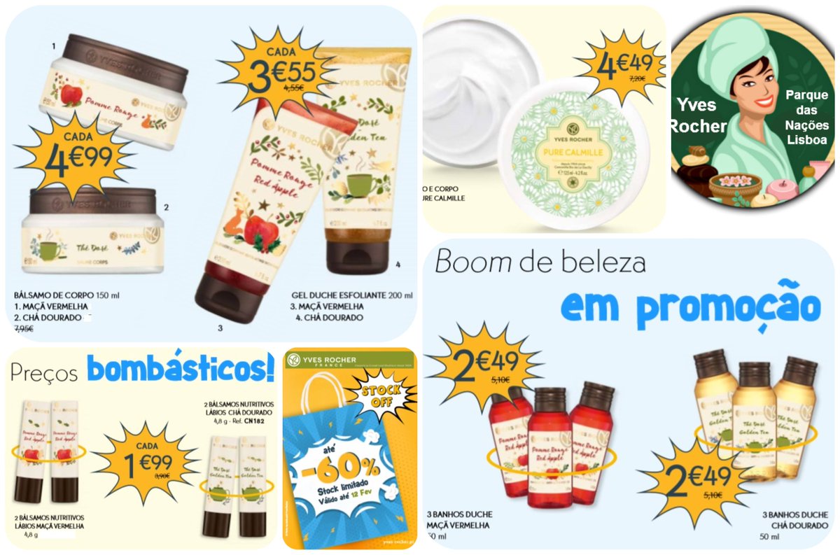 YvesExpo's tweet photo. #stockoff ⚠ ATENÇÃO ⚠ Ainda há alguns produtos disponíveis no Catálogo STOCK OFF de Yves Rocher 🥳 Encomendas por DM #yvesrocher #cosmeticos #cosmetiquevegetale #conselheiradebeleza #yvesrocherexpolisboa #YvesExpo #yvesrocher_expolx #saldosyvesrocher #60percentoff #ActBeautiful https://t.co/YTmyh7eC8q