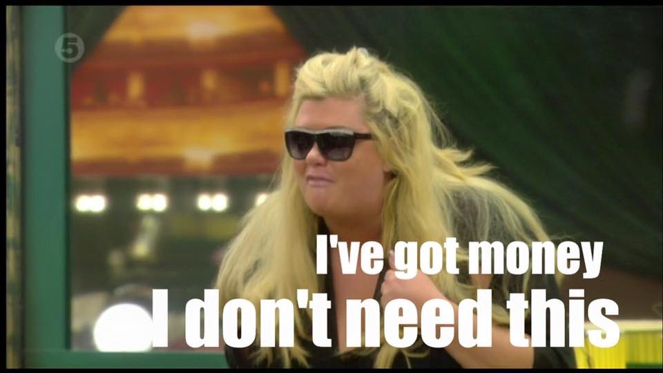 AuntiePegg's tweet photo. Remember #CBB 2016 #Iaintdoingit #BBUK #BigBrother #GemmaCollins https://t.co/D9UOCy4XNz