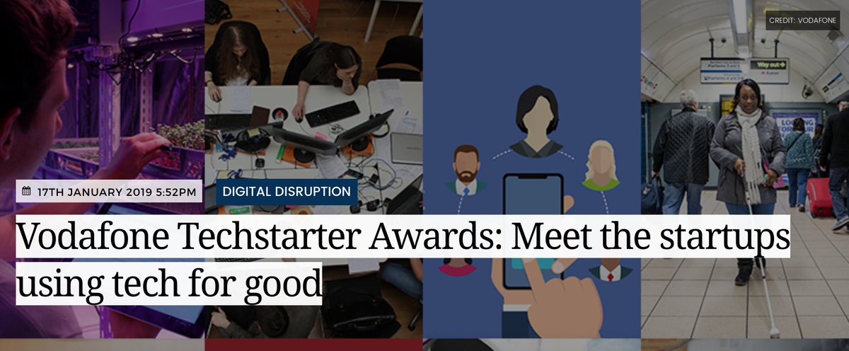 cap_ratio's tweet photo. #TeamTuesday @Vodafone Techstarter Awards https://t.co/DV5PmVjoZE With killer robots, data breaches and surveillance, technology can often get a bad rep. But away from the doom and gloom, there are myriads ways in which #techforgood #Tech #Social #Agritech #Data #Robots https://t.co/Wl4EuDvOaI