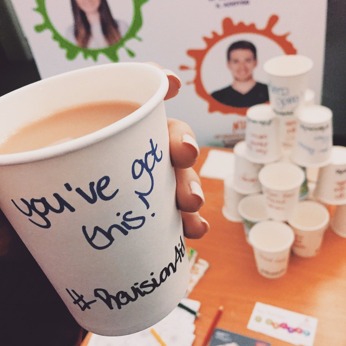 The #revisionaid folk are here! Providing tea, coffee and biscuits, and a whole heap of encouragement from the <a href="/Trevliby/">Trevithick Library</a> landing - here for a few hours