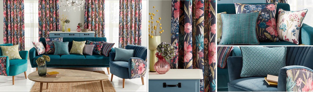 Feeling a little stuck in a rut after the new year? Come and see us about co-ordinating your #interiors. Bring in your measurements, or even #wallpaper samples and see what we can match you up with. 1500+ #fabric samples in our store. #eastcote #curtains #blinds #cushions