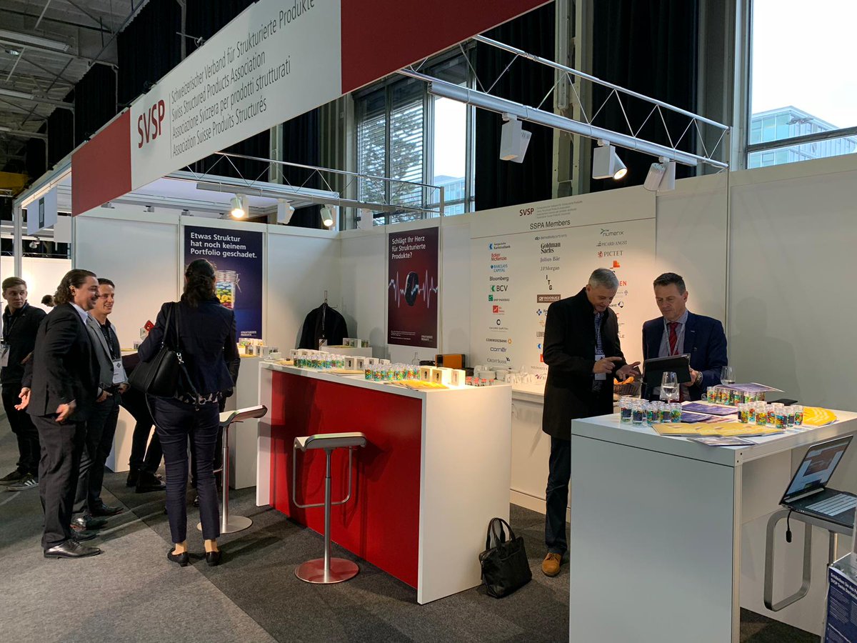 #Finanz19 opend its doors - come and discover latest #Struki trends and learn more on investment opportunities in volatile markets within the structured products panels! <a href="/swisssuit/">André Buck</a> <a href="/VwgVon/">Georg von Wattenwyl</a> <a href="/yveshulmann/">Yves Hulmann</a>
