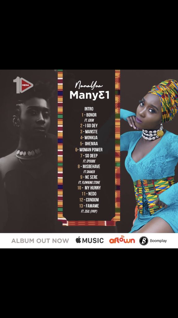 nanayaalive's tweet photo. Have u listen to the#manye1Album yet .. what’s ur favorite song .. out on all Music platforms 🙌🏾🙏🏾🎉🎊🖤✊🏿 https://t.co/bR5TpFtXjp