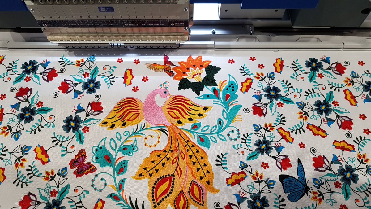 embpatches's tweet image. One of our latest designs has been showcased at the biggest exhibition in Birmingham. Thank you @stockssewingmac 😀