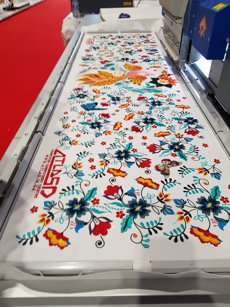 embpatches's tweet image. One of our latest designs has been showcased at the biggest exhibition in Birmingham. Thank you @stockssewingmac 😀