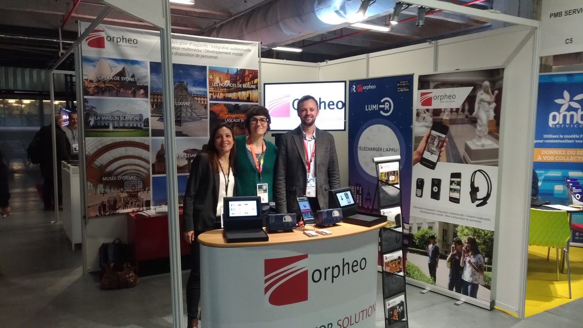 Orpheo est bien présent au #SITEM ! Nous y présentons notamment nos dernières #applications et matériels #multimédia :)