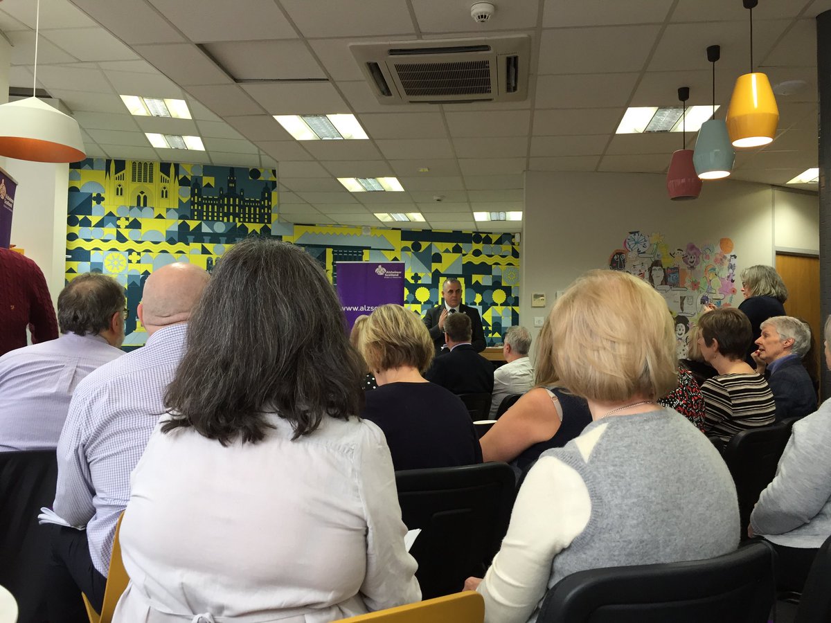 At the lounge of Delivering Fair Dementia Care for People With Advanced Dementia ⁦<a href="/alzscot/">Alzheimer Scotland</a>⁩  Looking forward to hear all about it!