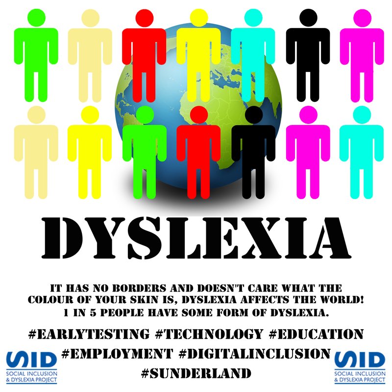 SID_Project's tweet image. #Earlytesting #Technology #Education 
#Employment #Digitalinclusion #Dyslexia #Sunderland