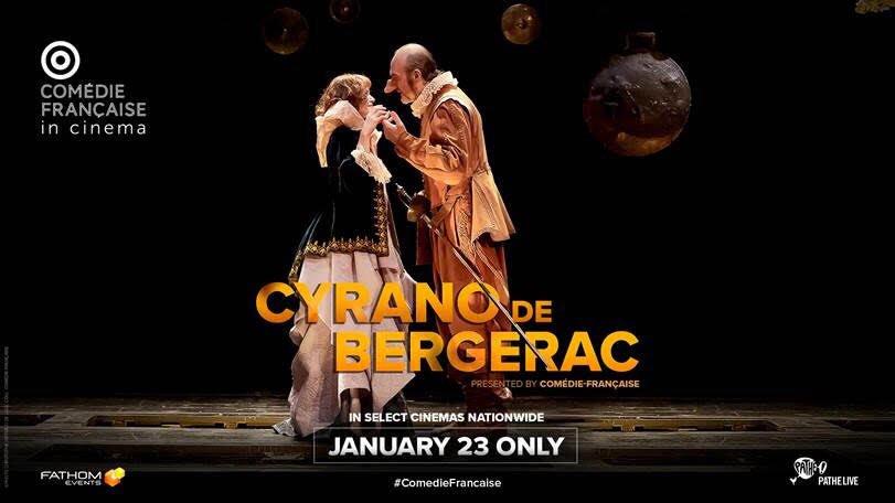 For the first time ever, the French play “Cyrano de Bergerac” from the Comédie-Française, comes to 300 movie theaters across the U.S. for a special one-night event.
📆 Wed. January 23 at 7:00 p.m. local time
💻 bit.ly/2srB3lP

#comediefrancaise #nationwide