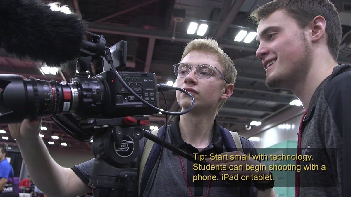 OhioBEMC's tweet image. .@PLTWbiomed takes video storytelling on the road in a van equipped for remote production. With an on-board control room &amp;amp; editing stations, plus room to transport a set, cameras, lights, etc. the students tell stories @OhioEdTech #ohioed #ohioedtech buff.ly/2RLyomd