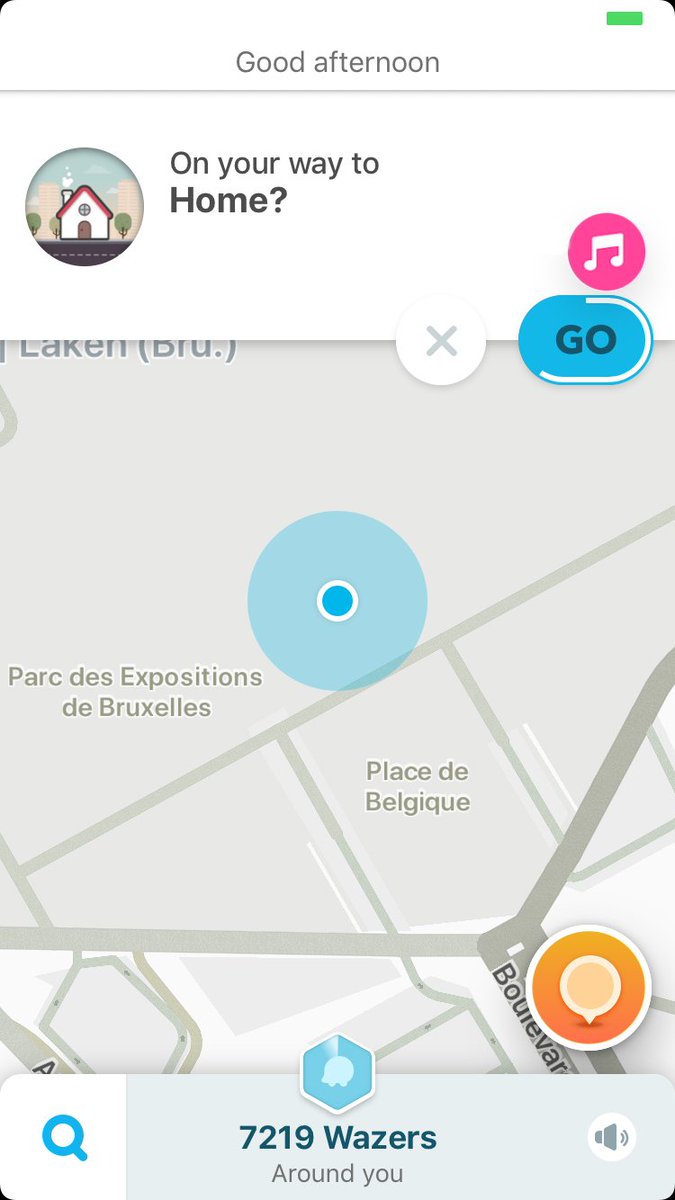 Leaving the #brusselsmotorshow Trusting #Waze to navigate me away from any snow delays. I was just kidding when I said you were evil... bit.ly/2CAYvl5