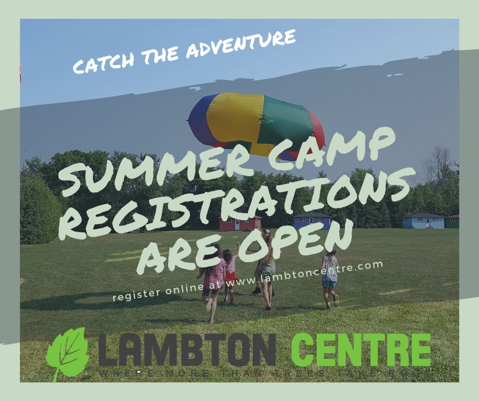 Share with a friend.  Lambton Centre Registrations are now open. Visit us at lambtoncentre.com. #summer #camp #summer camp #day camp