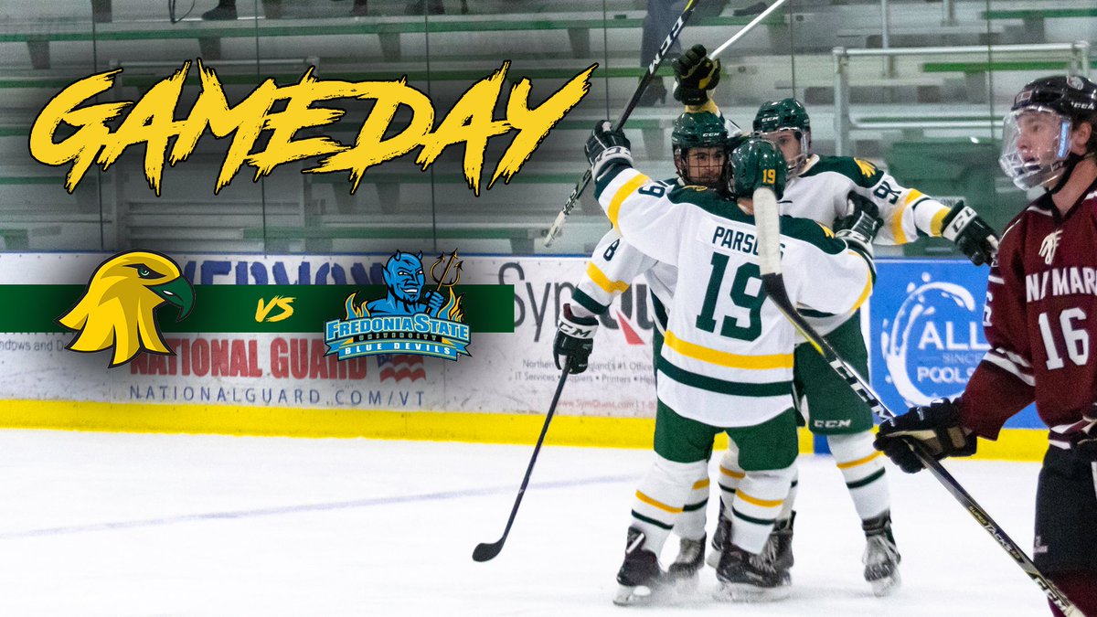ITS #GAMEDAY  
<a href="/GoldenEaglesHKY/">Brockport Hockey</a> 🆚 <a href="/FredBlueDevils/">Fredonia State Athletics</a>   

📍: Fredonia, N.Y. 

 ⏰: 5 p.m. 

 📈:fweb.fredonia.edu/reilly/hockey/… … 

 📺:fredoniabluedevils.com/sports/2019/1/… …